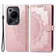 Mandala Huawei Pura 70 Ultra leather case - Rose Gold Online now