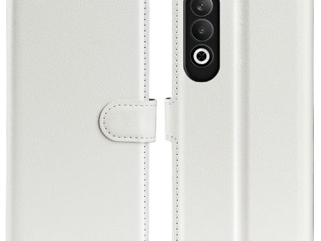 Classic OnePlus Nord CE4   Oppo K12 flip case - White Fashion