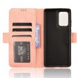 Modern-styled leather wallet case for Motorola Edge 50 Fusion - Pink Online Sale