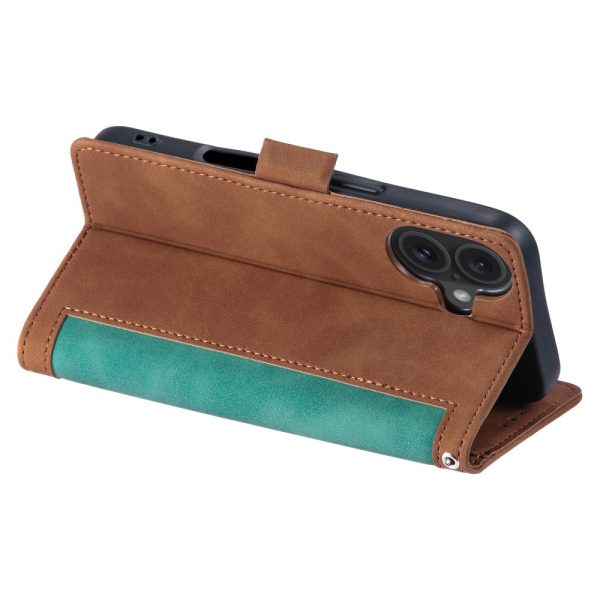 Surburbian iPhone 16 Plus leather flip case - Green Online now