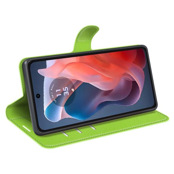 Classic Motorola Moto G Play (2024) flip case - Green Online Sale