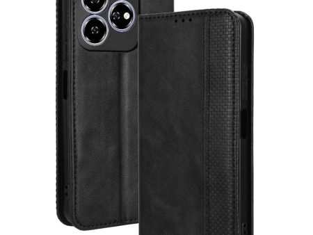 Bofink Vintage ZTE Axon 60 leather case - Black For Discount