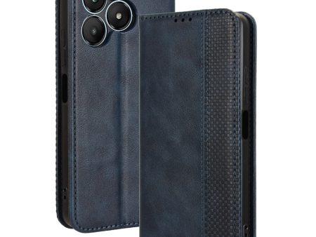 Bofink Vintage Wiko T20 leather case - Blue Online