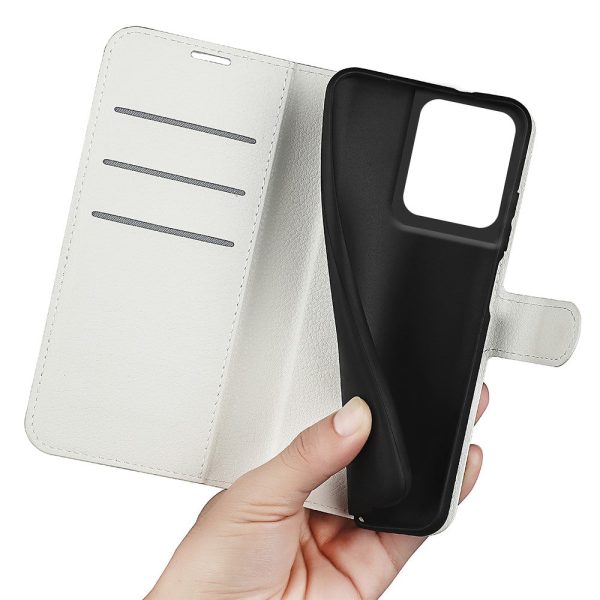 Classic Motorola Edge 50 Pro flip case - White Online now