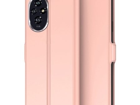 Smooth and thin premium Honor 200 leather case - Rose Gold Online Hot Sale