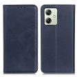 Wallet-style genuine leather Motorola Moto G64 flipcase - Blue Online Hot Sale