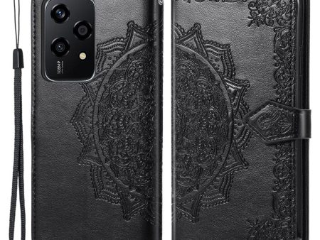 Mandala Honor 200 Lite leather case - Black For Sale