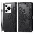 Mandala Huawei Pura 70 leather case - Black Online Hot Sale