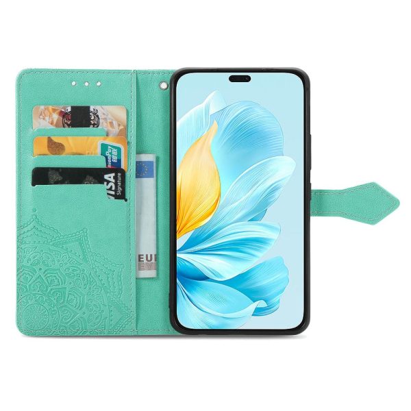 Mandala Honor 200 Lite leather case - Green Online now