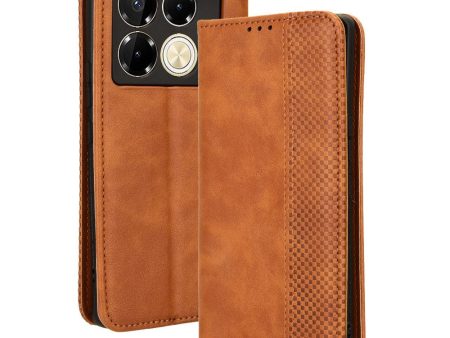 Bofink Vintage Infinix Note 40 leather case - Brown Discount