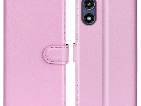 Classic Motorola Moto G Play (2024) flip case - Pink Sale