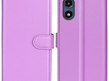 Classic Motorola Moto G Play (2024) flip case - Purple Fashion