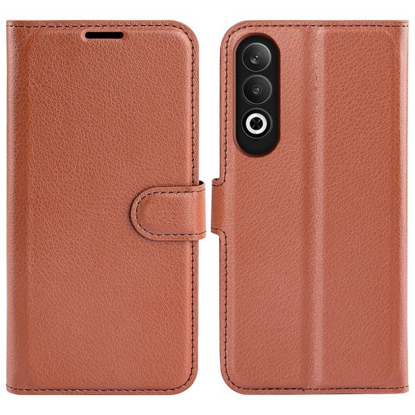 Classic OnePlus Nord CE4   Oppo K12 flip case - Brown Supply