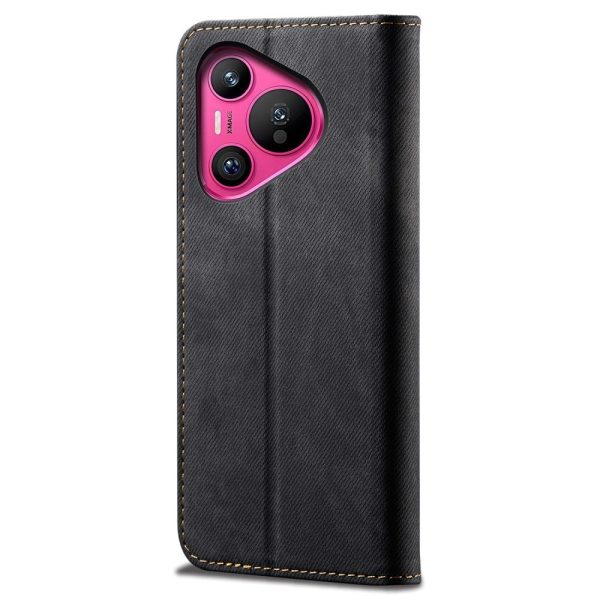 Jeans Huawei Pura 70 flip case - Black on Sale