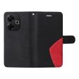 Textured Xiaomi Redmi 13 leather case with strap - Black For Discount