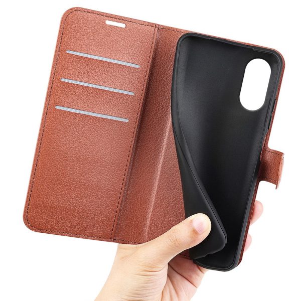 Classic Motorola Moto G Play (2024) flip case - Brown Online