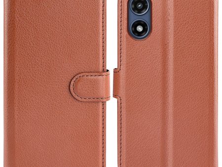 Classic Motorola Moto G Play (2024) flip case - Brown Online