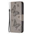 Butterfly iPhone 16 Plus Leather Case - Grey Discount