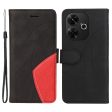 Textured Xiaomi Redmi 13 leather case with strap - Black For Discount