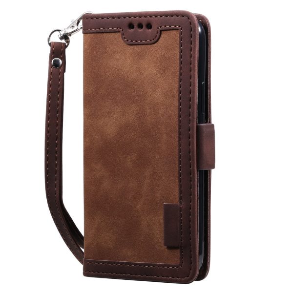 Surburbian iPhone 16 Plus leather flip case - Brown Sale