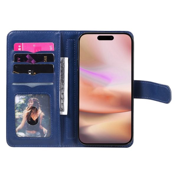 10-slot iPhone 16 Plus wallet case - Blue Online