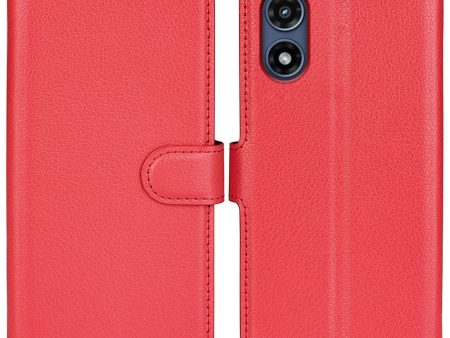 Classic Motorola Moto G Play (2024) flip case - Red Online Sale