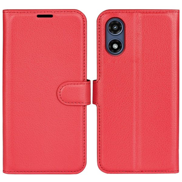 Classic Motorola Moto G Play (2024) flip case - Red Online Sale