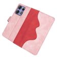 Two-color Motorola Edge 50 Pro leather flip case - Pink Online