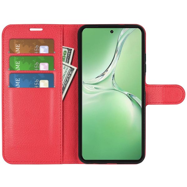 Classic OnePlus Nord CE4   Oppo K12 flip case - Red Discount