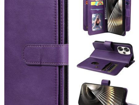 10-slot Xiaomi Redmi Turbo 3   Xiaomi Poco F6 wallet case - Purple Fashion