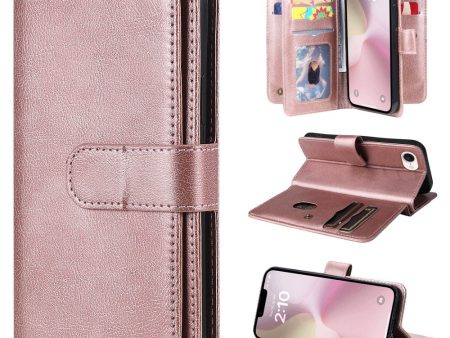 10-slot iPhone SE (2024) wallet case - Rose Gold Supply