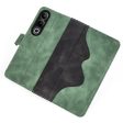 Two-color OnePlus Ace 3V leather flip case - Green Online now