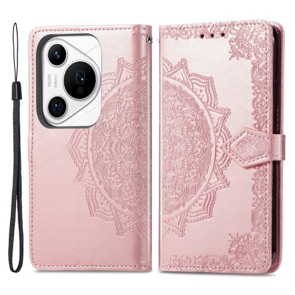 Mandala Huawei Pura 70 Pro   Huawei Pura 70 Pro Plus leather case - Rose Gold For Cheap