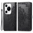 Mandala Huawei Pura 70 Pro   Huawei Pura 70 Pro Plus leather case - Black For Cheap