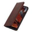 Motorola Moto G64   Motorola Moto G54 Power genuine leather case with magnetic closure - Brown Discount