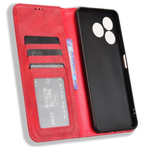 Bofink Vintage ZTE Axon 60 leather case - Red Online Sale