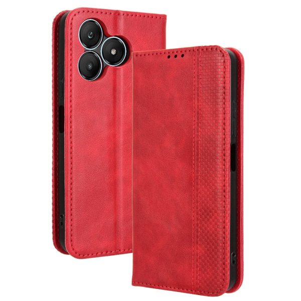 Bofink Vintage Wiko T20 leather case - Red Cheap