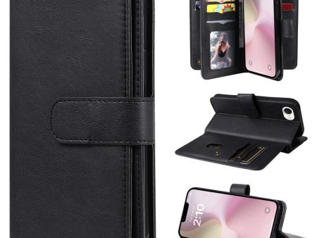 10-slot iPhone SE (2024) wallet case - Black Cheap