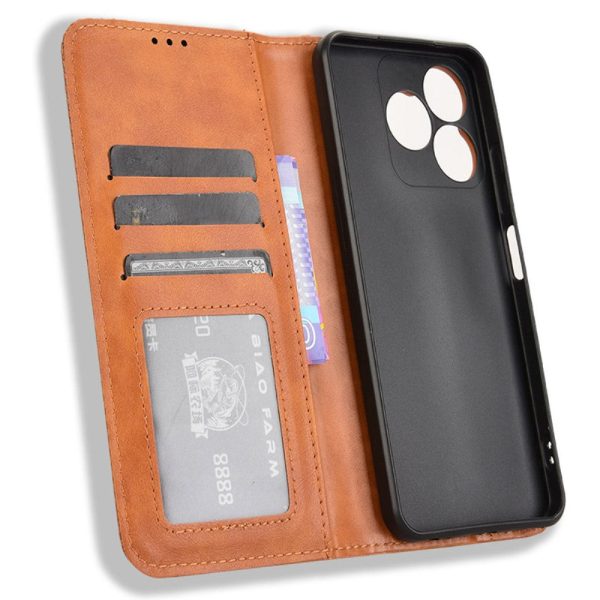 Bofink Vintage Wiko T20 leather case - Brown Online