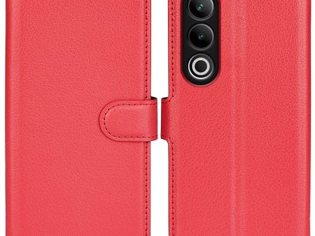 Classic OnePlus Ace 3V flip case - Red Fashion