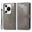 Mandala Huawei Pura 70 Pro   Huawei Pura 70 Pro Plus leather case - Grey Online now