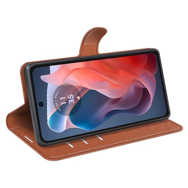 Classic Motorola Moto G Play (2024) flip case - Brown Online