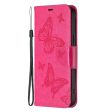 Butterfly iPhone 16 Leather Case - Rose Discount