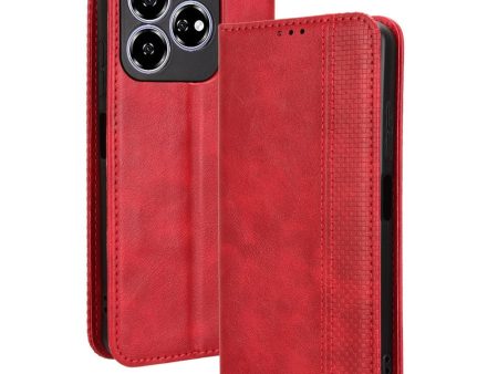 Bofink Vintage ZTE Axon 60 leather case - Red Online Sale