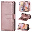 10-slot iPhone 16 Plus wallet case - Rose Gold Fashion