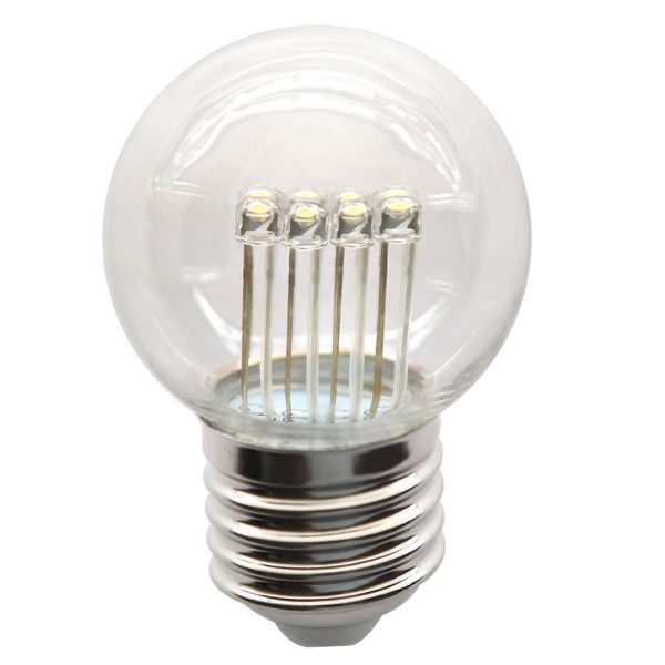 1w LED E27, B22 Fancy Round Globe Warm White 3000k 20195, 20196 Hot on Sale