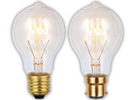 25w Filament E27, B22 A60 Globe Warm White 2700k 60001, 60002 Dimmable Online Sale