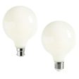 8w LED E27, B22 G125 Globe Warm White 2700k, Daylight 6000k Dimmable Fashion