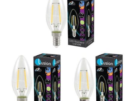 2w LED E12, E14, B15 Candle Globe Warm White 2700k Dimmable For Cheap